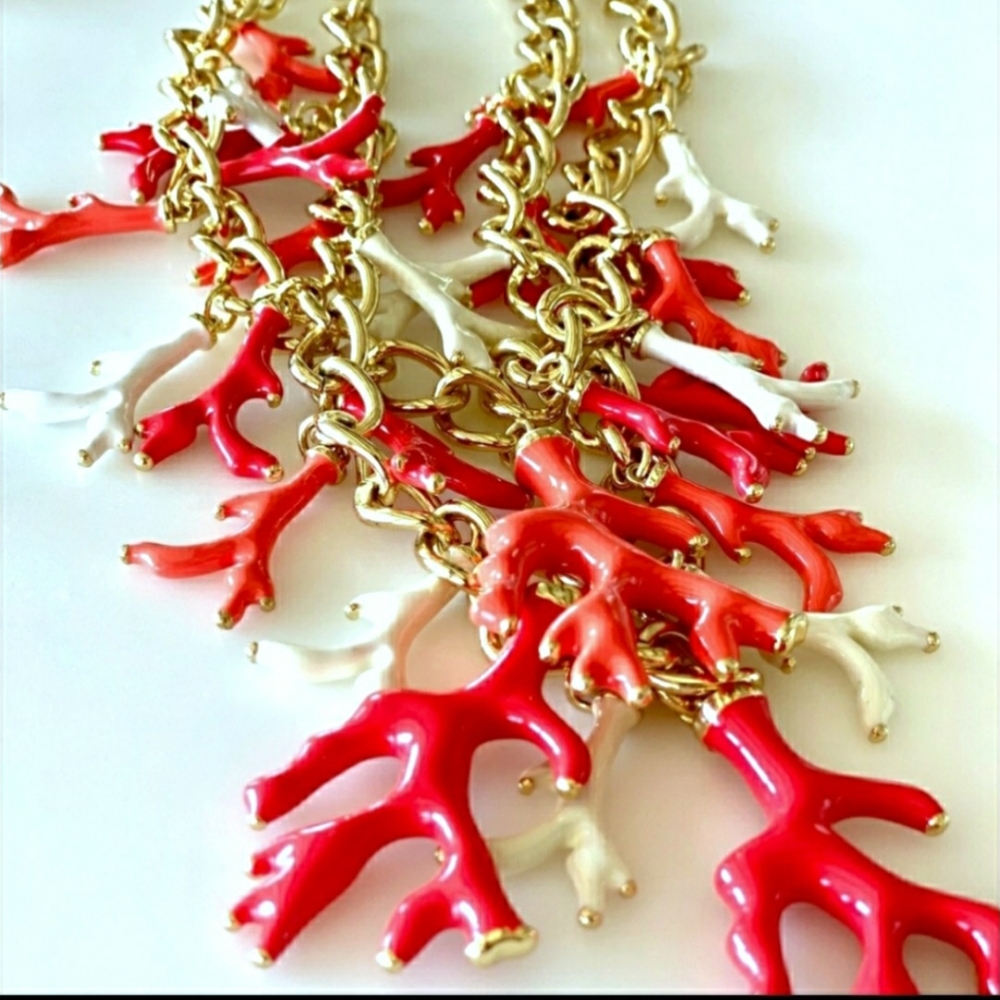 💯 Lilly Pulitzer Coral Reef Multi Strand Necklace